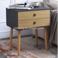 Acrylic Nachttisch Bedside Cabinet Side Sofa Table Wood