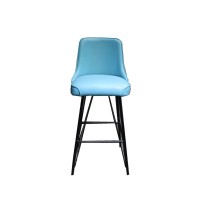 Italian style contemporary bar chair scandinavian furniture cafe counter bar stool home pu seat bar stool