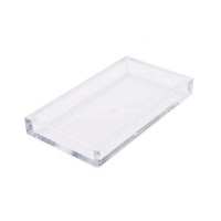 Acrylic Napkin Holder Tray / Flat Napkin Storage Organizer / Counter Top Napkin Holder