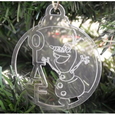 Plastic Outdoor Christmas Decorations Acrylic Native Christmas Decor Ornament