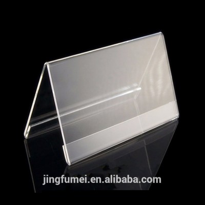 Modern style acrylic id card holder clear office tale acrylic business name card holder