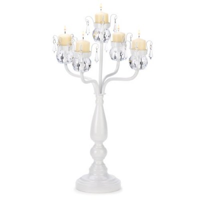 Luxury Acrylic Candle Holder Decorative Candle Holder Hotel Dining Table Top Crystal Candelabra