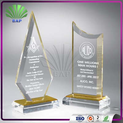 Glass Acrylic Globe Trophy Award Cheap Acrylic Trophy Cup Award