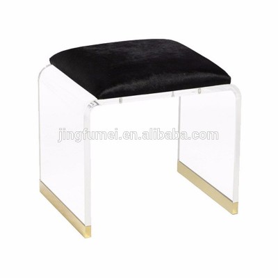 Cute Kids Lucite Acrylic  Fashion Hotel Luggage Mushroom Stool